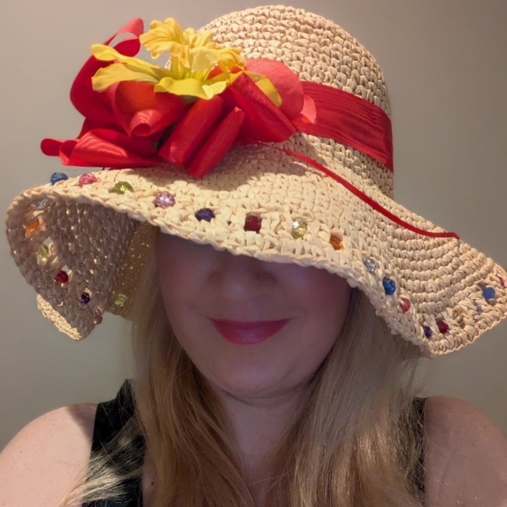 Flower Beach Hat
